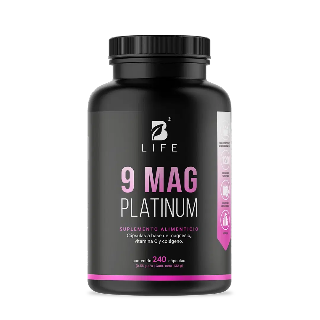Mezcla de Magnesios | con Colágeno Hidrolizado y Vitamina C | 240 cápsulas