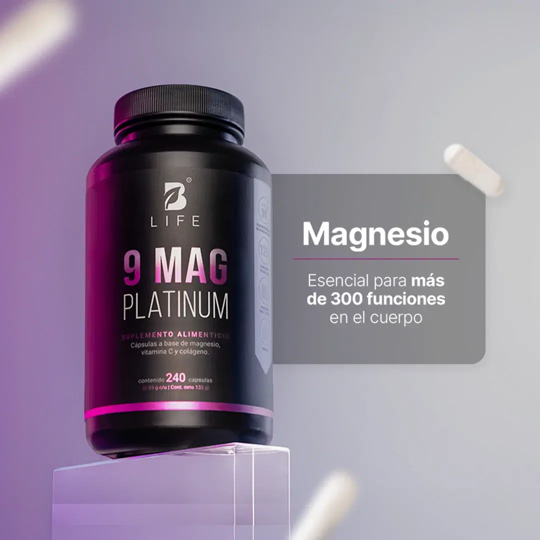 Mezcla de Magnesios | con Colágeno Hidrolizado y Vitamina C | 240 cápsulas
