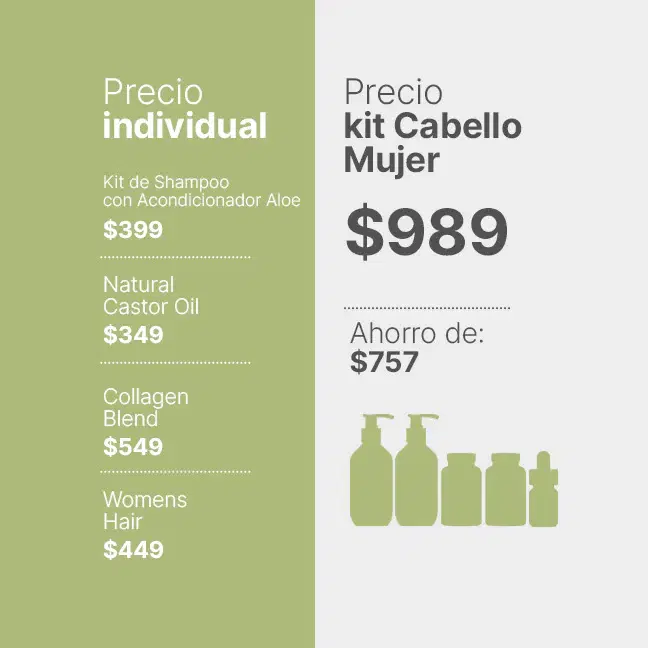 Kit Cabello Sano Mujer