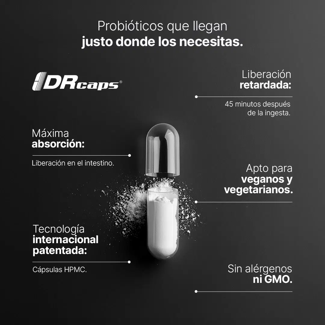 200 billones de probióticos | con Inulina de Agave | DRcaps