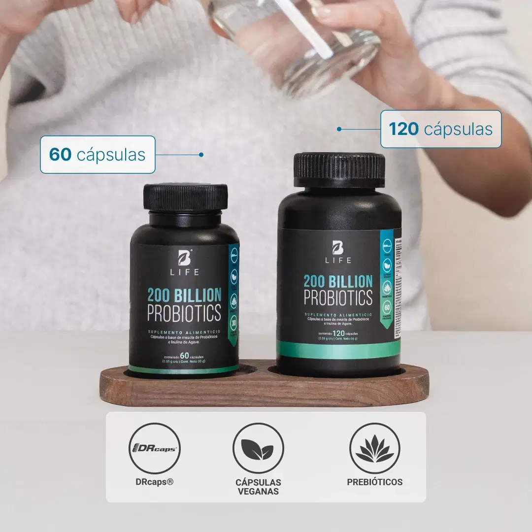 200 billones de probióticos | con Inulina de Agave | DRcaps