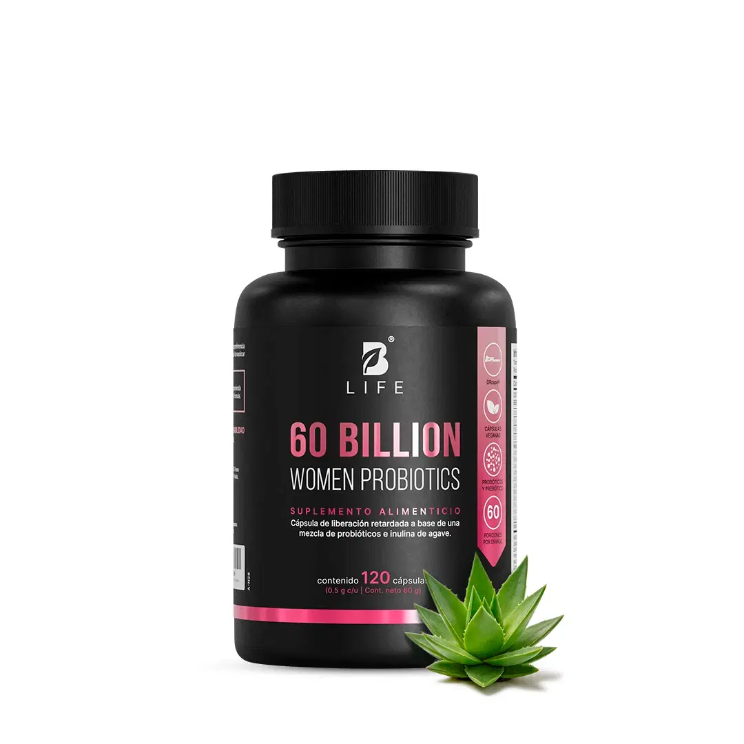 60 billones de Probióticos Para Mujer | con Bromelina e Inulina de Agave