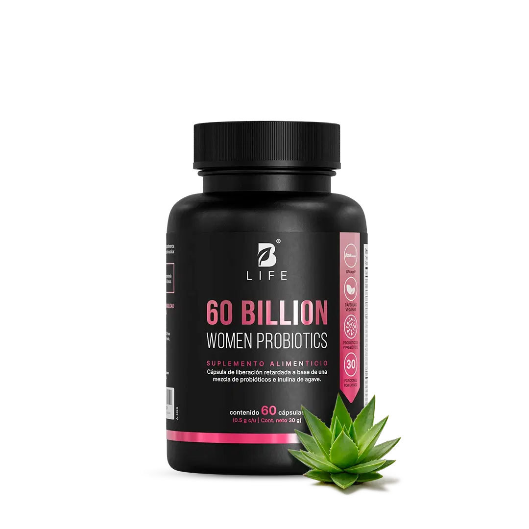 60 billones de Probióticos Para Mujer | con Bromelina e Inulina de Agave