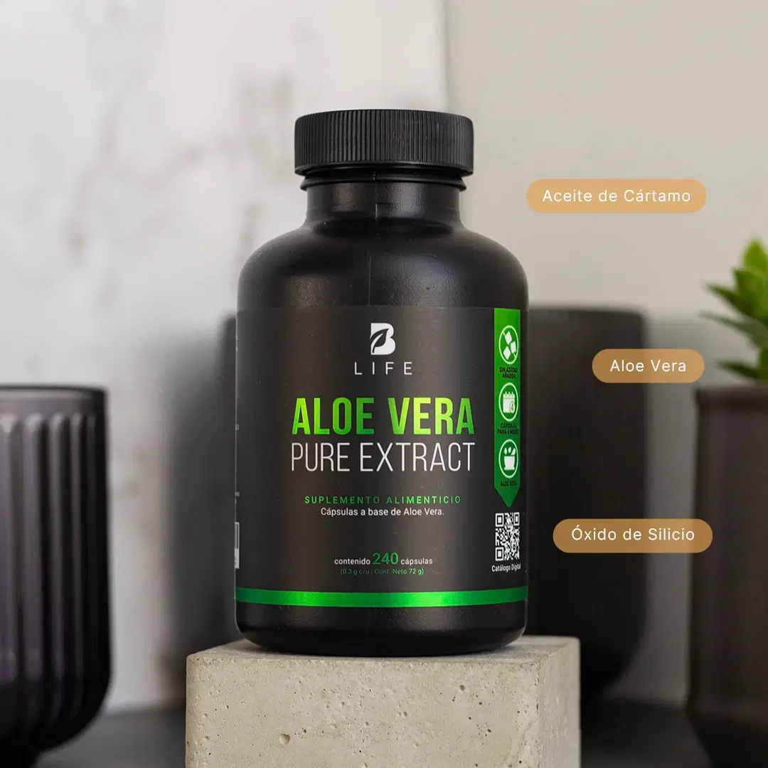 Extracto de Aloe Vera | Concentración 200:1 | 240 cápsulas