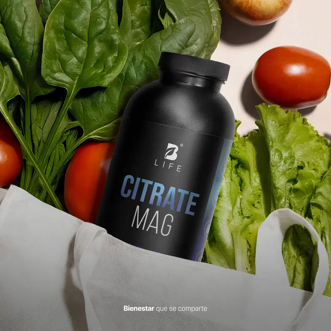 Citrato de Magnesio Puro | con Vitamina C y Colágeno Hidrolizado