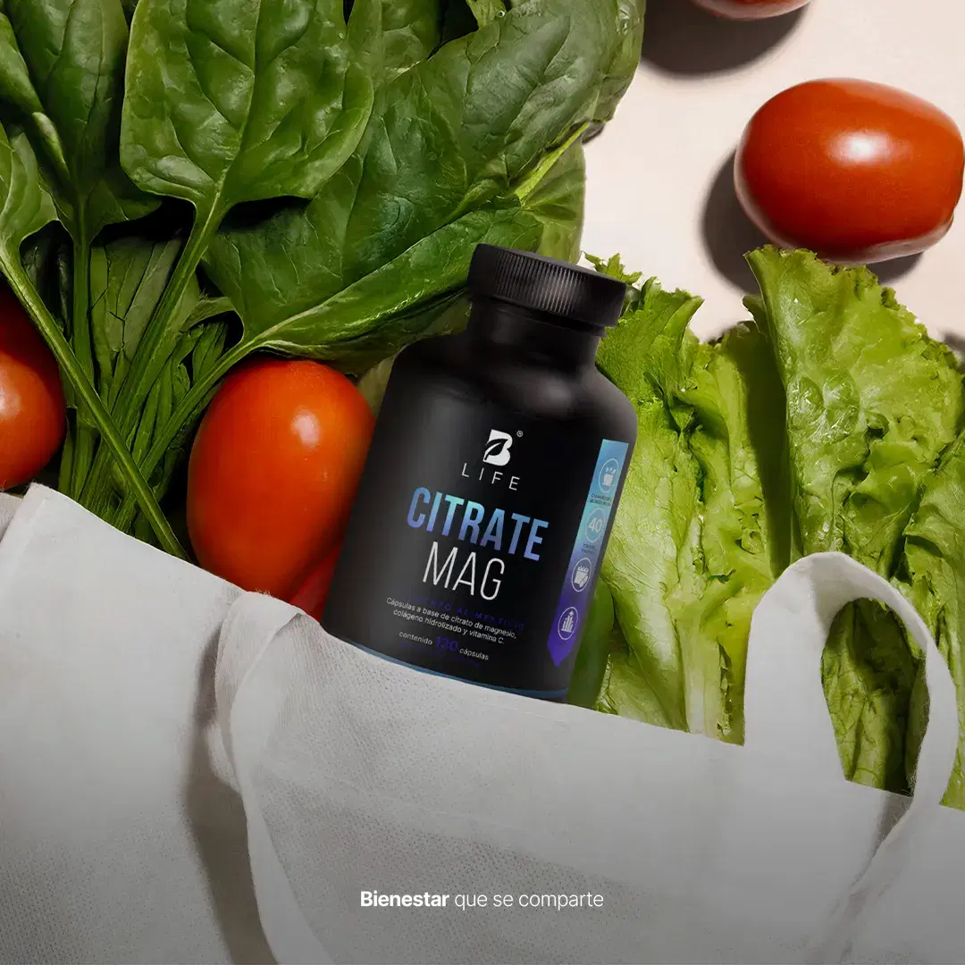 Citrato de Magnesio Puro | con Vitamina C y Colágeno Hidrolizado