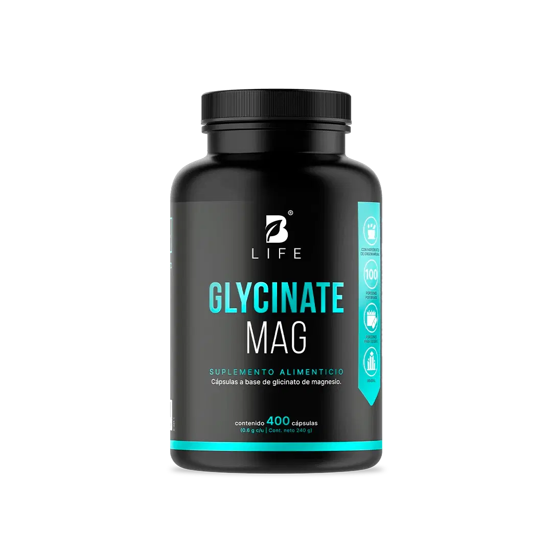 Glicinato de Magnesio | Alta Absorción | con 1800 mg por porción
