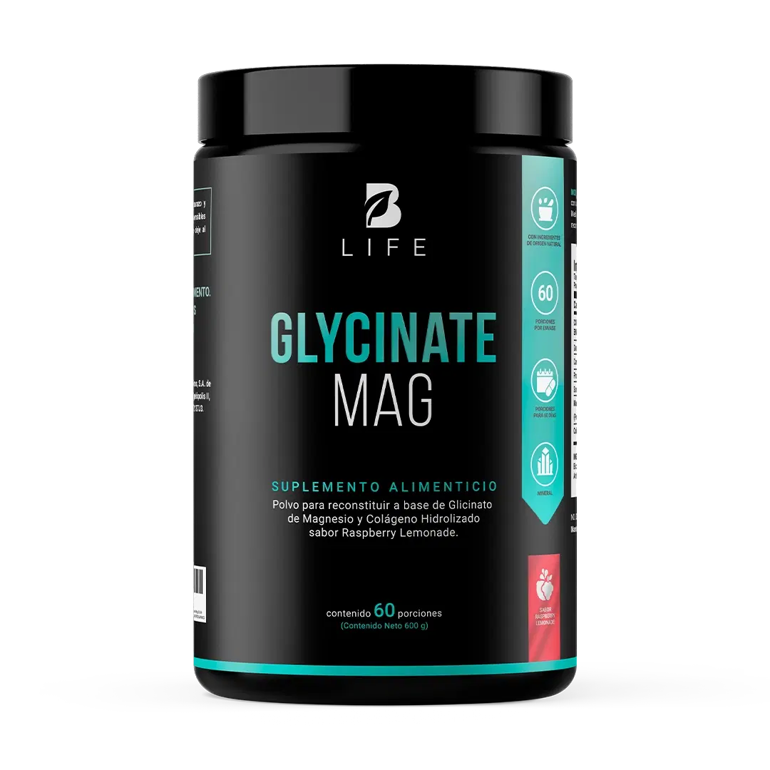 Glicinato de Magnesio en Polvo | 600 g | 60 porciones | Sabor Raspberry Lemonade