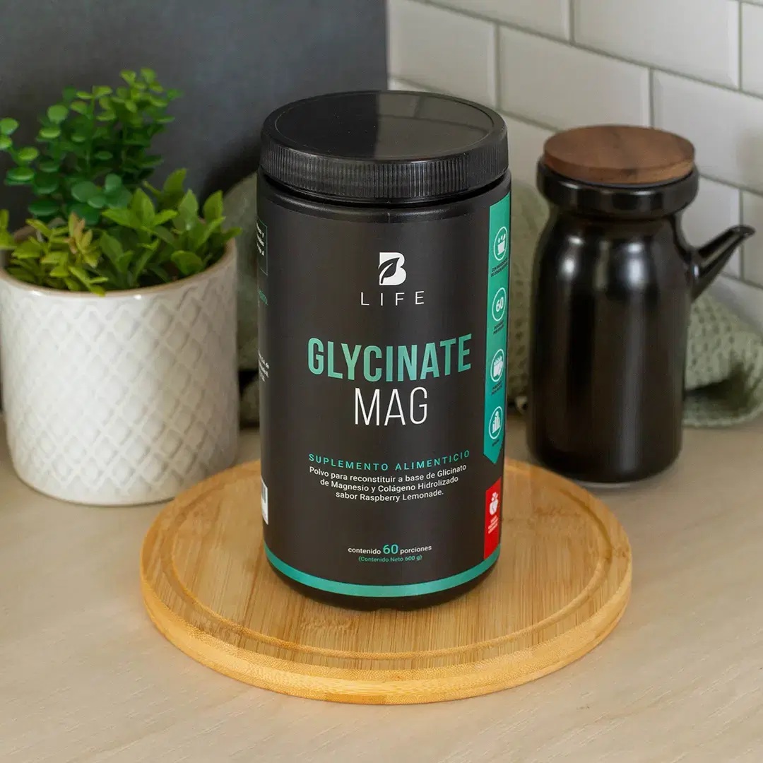 Glicinato de Magnesio en Polvo | 600 g | 60 porciones | Sabor Raspberry Lemonade