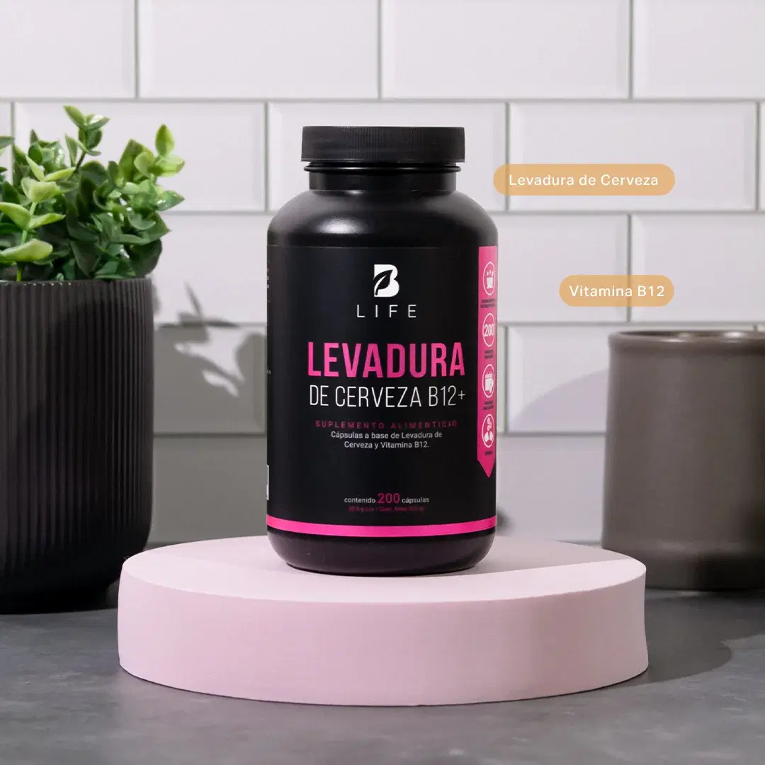 Vitamina B12 | con Levadura | 200 cápsulas