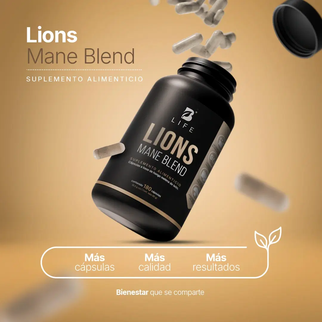 Hongo Melena de León Puro | 1000 mg por porción