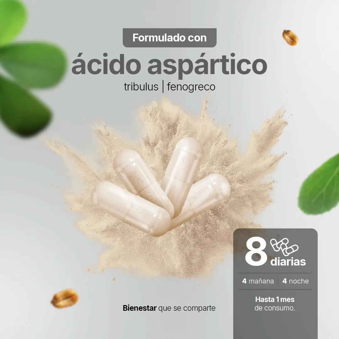Fórmula Avanzada Platinum para Hombre | con Fenogreco, Creatina, Aminoácidos, Vitaminas y Minerales | 240 Cápsulas | 4000 mg por porción