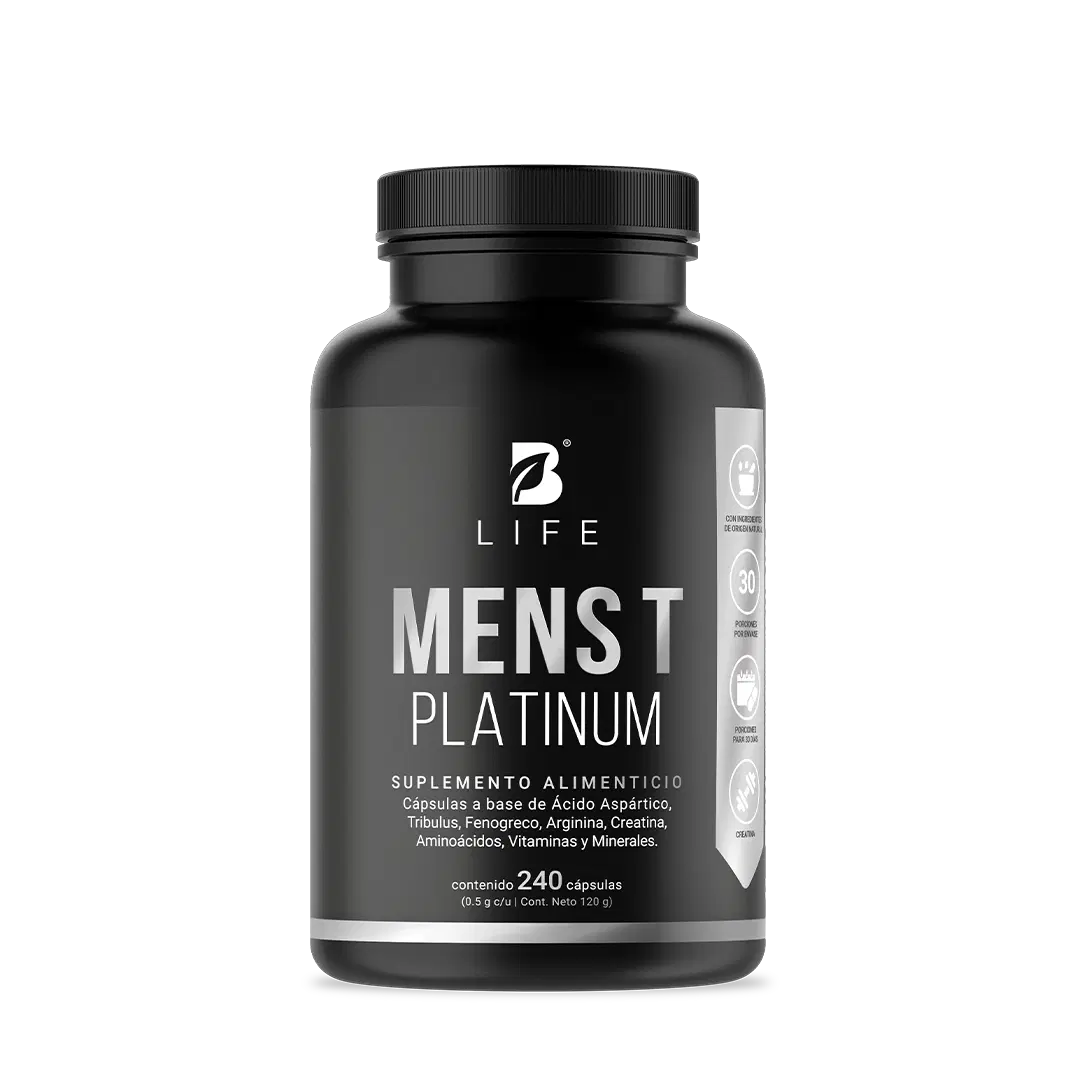 Fórmula Avanzada Platinum para Hombre | con Fenogreco, Creatina, Aminoácidos, Vitaminas y Minerales | 240 Cápsulas | 4000 mg por porción