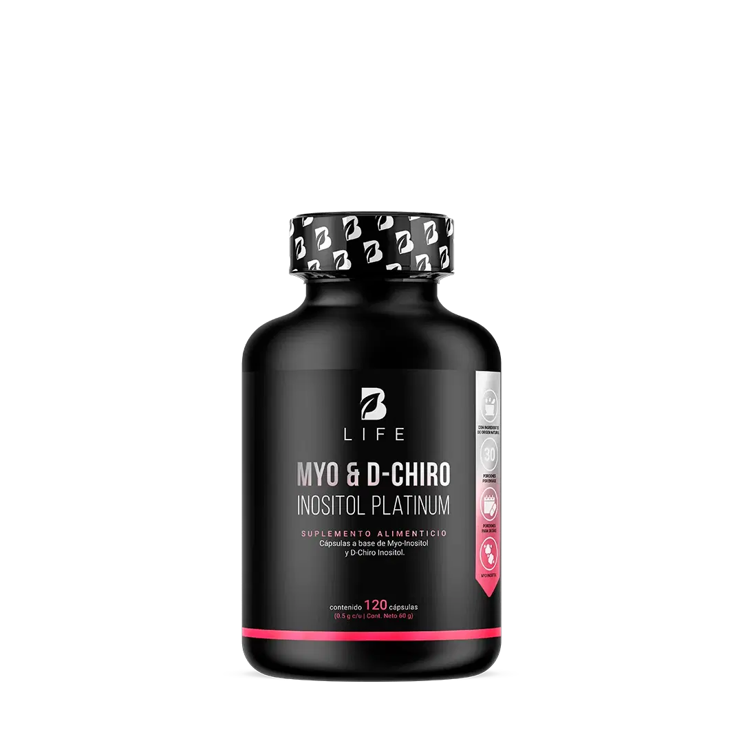 Myo & D-Chiro Inositol en cápsulas | Relación Ideal 40:1 de Alta Pureza | Fórmula Platinum | 2000 mg por porción