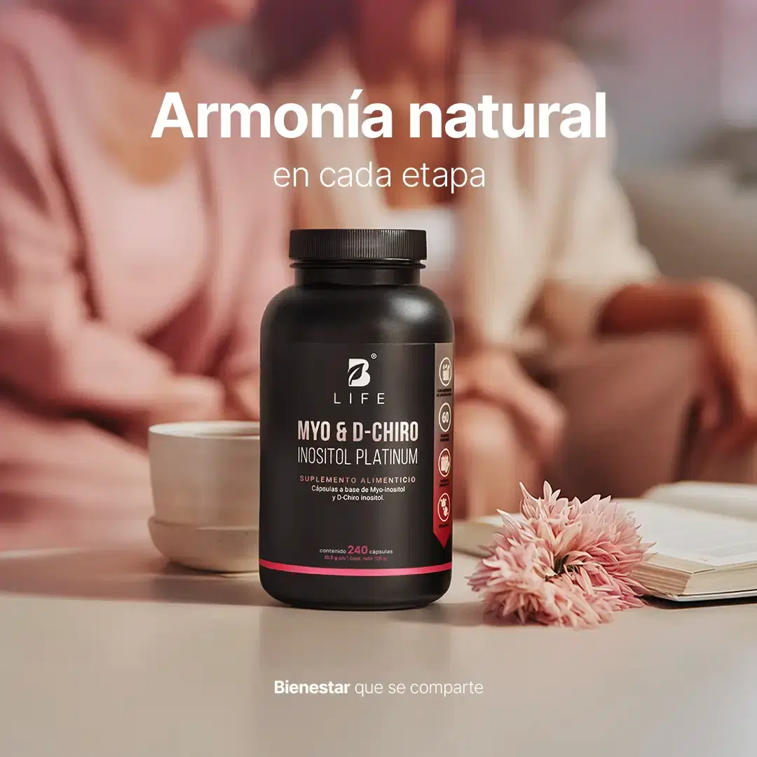 Myo & D-Chiro Inositol en cápsulas | Relación Ideal 40:1 de Alta Pureza | Fórmula Platinum | 2000 mg por porción