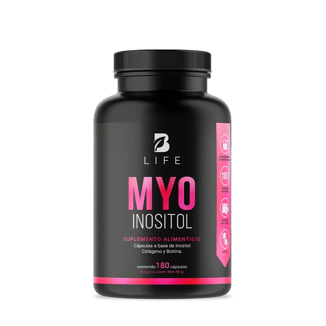 Myo Inositol | adicionado con Biotina y Colágeno Hidrolizado | 500 mg por porción