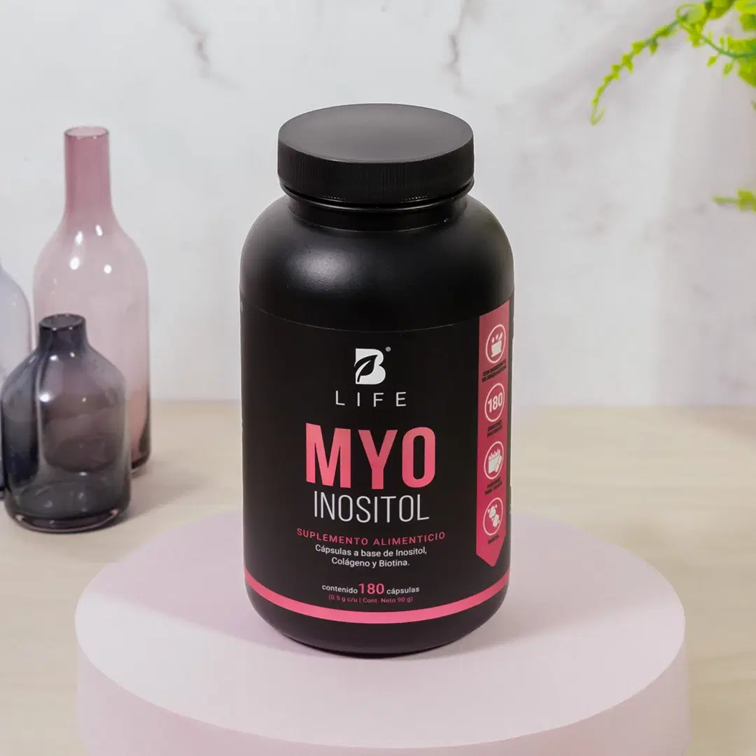 Myo Inositol | adicionado con Biotina y Colágeno Hidrolizado | 500 mg por porción