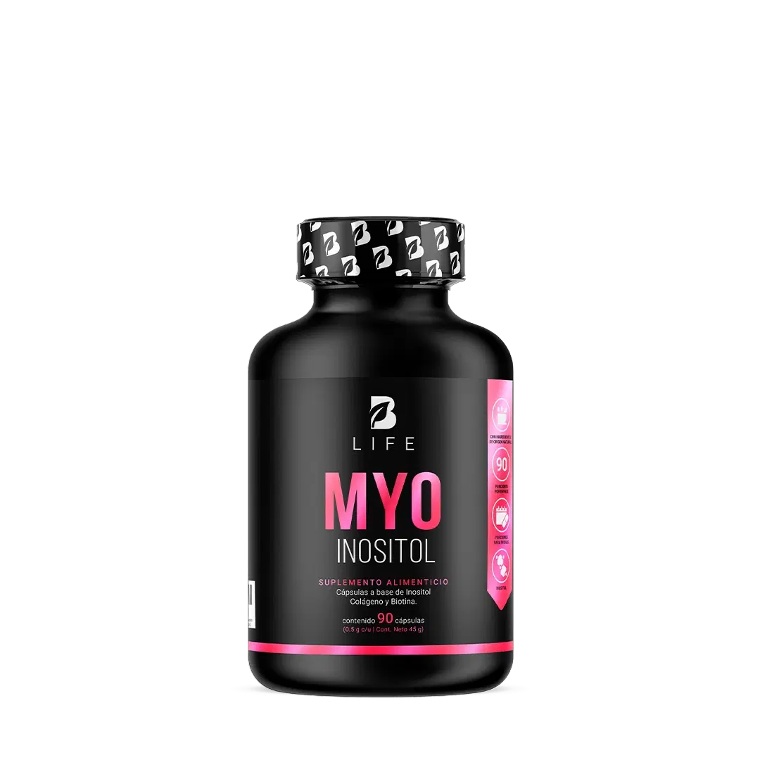 Myo Inositol | adicionado con Biotina y Colágeno Hidrolizado | 500 mg por porción