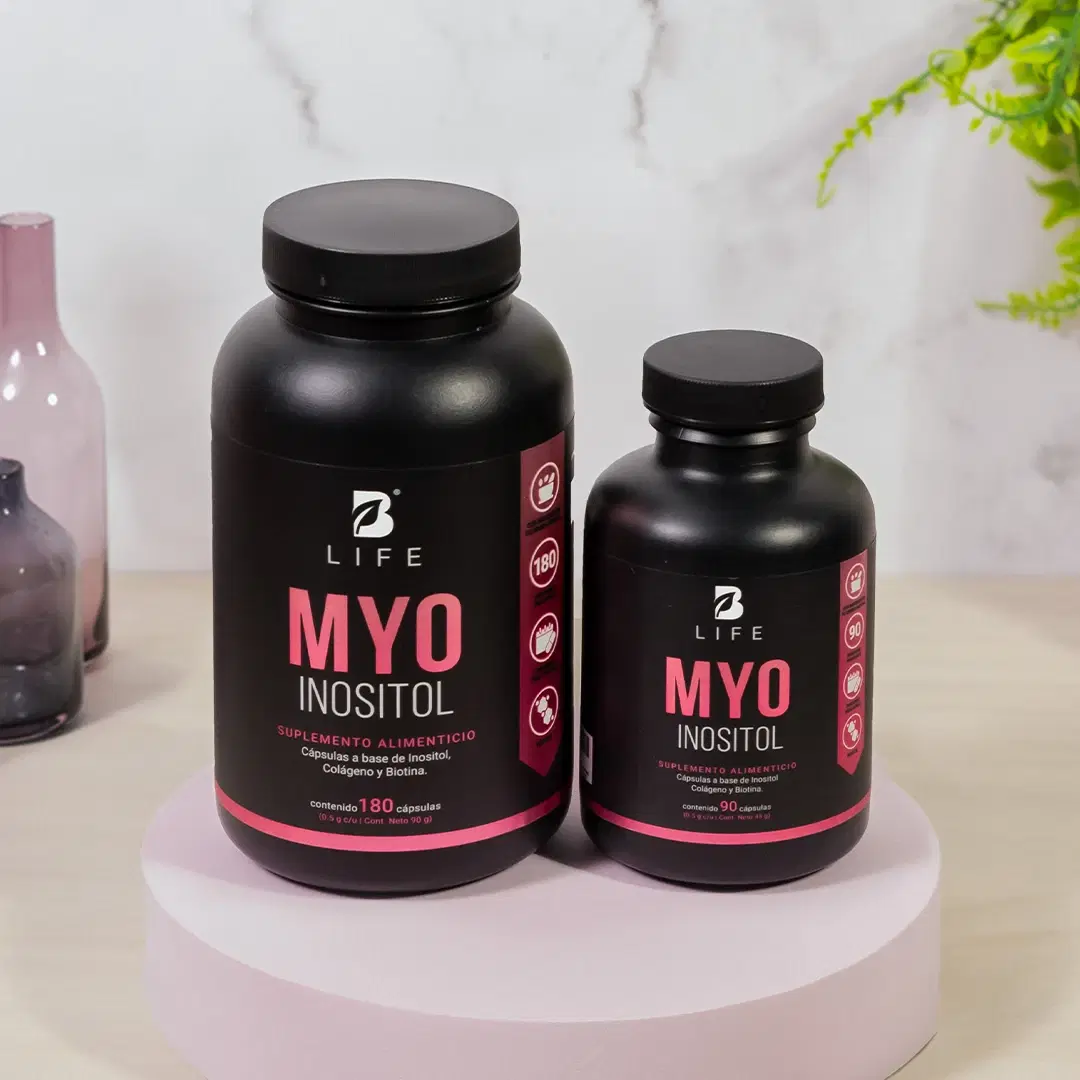 Myo Inositol | adicionado con Biotina y Colágeno Hidrolizado | 500 mg por porción