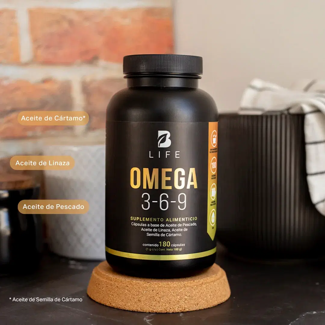 Omega 3-6-9 con Aceite de Pescado (EPA y DHA), Linaza y Cártamo | 1000 mg por Porción