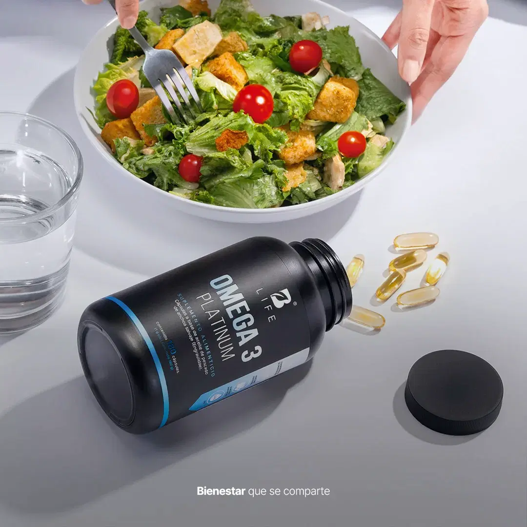 Omega 3 Platinum | Anchoa Salvaje con EPA y DHA | sin Metales Pesados | 1000 mg por porción