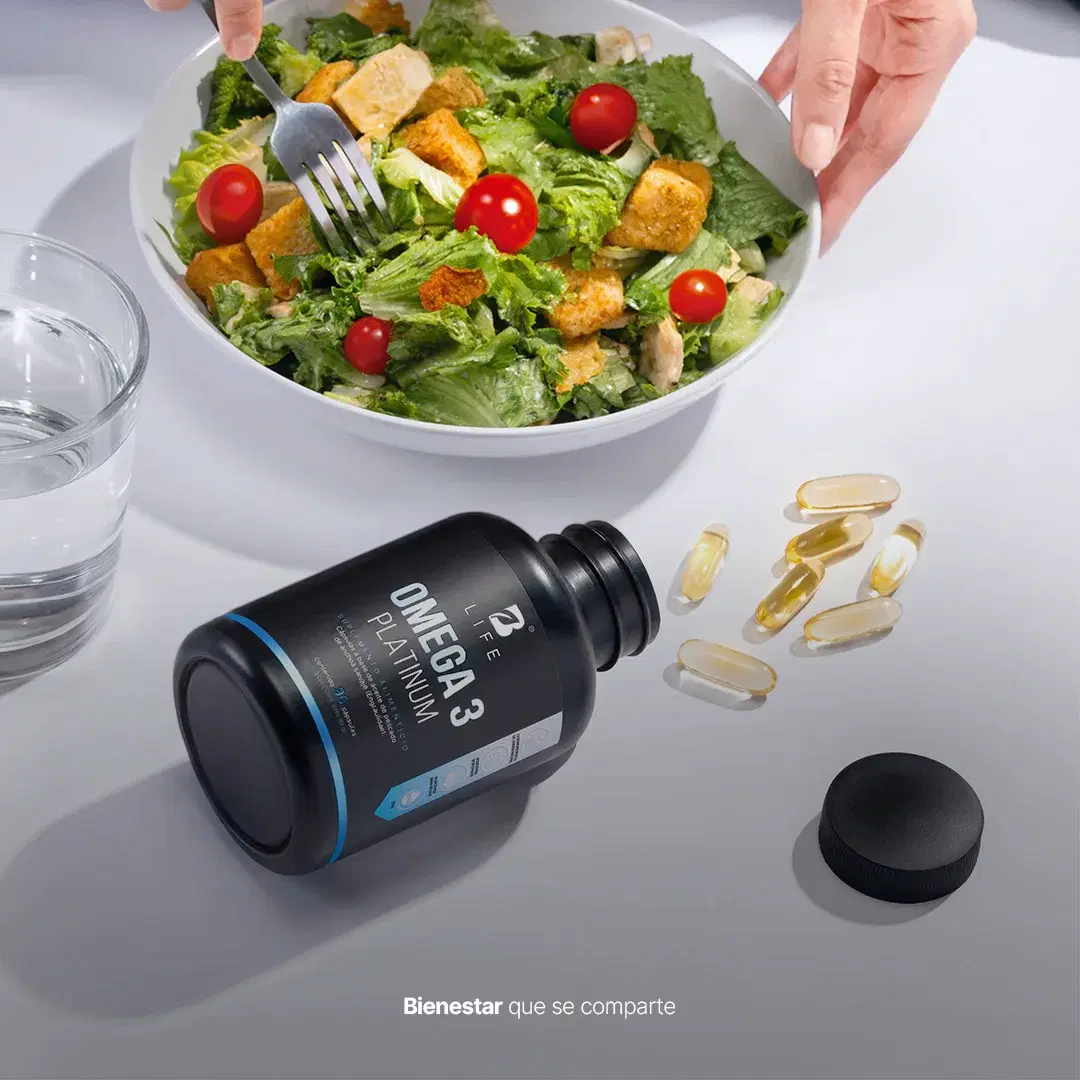 Omega 3 Platinum | Anchoa Salvaje con EPA y DHA | sin Metales Pesados | 1000 mg por porción