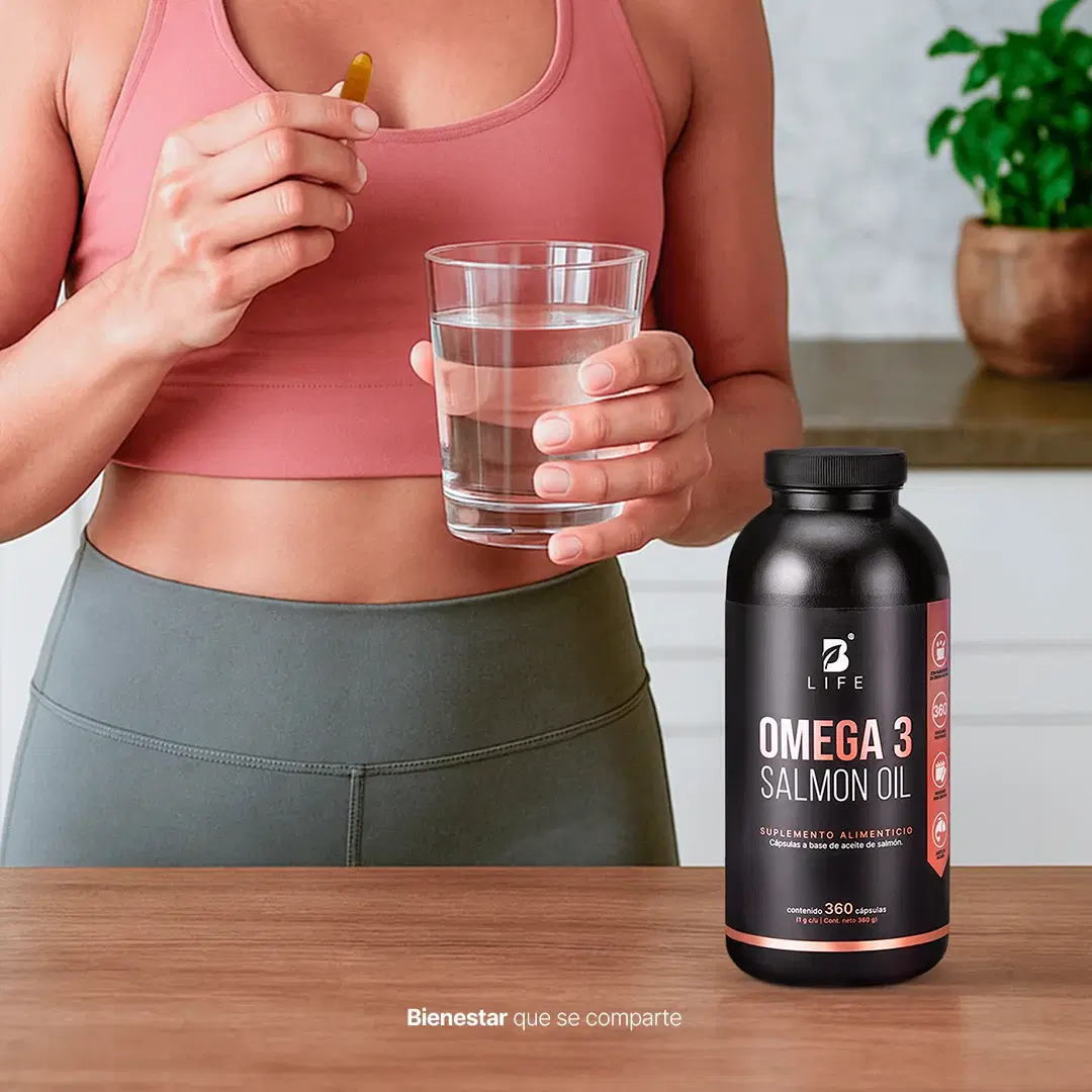 Omega 3 Aceite Puro de Salmón | con 1000 mg por porción