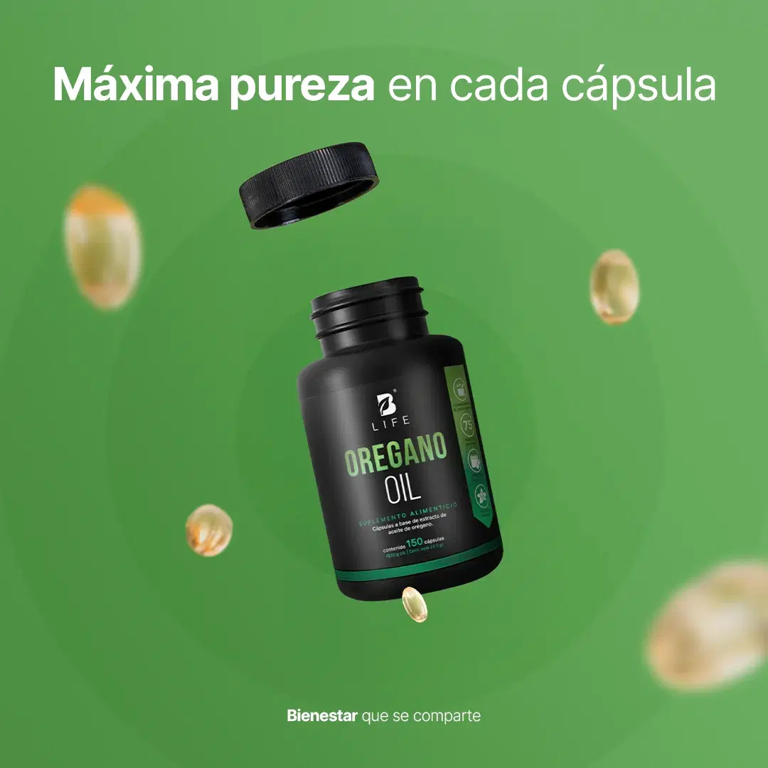 Aceite de Orégano con Carvacrol y Vitamina C | 300 mg por porción