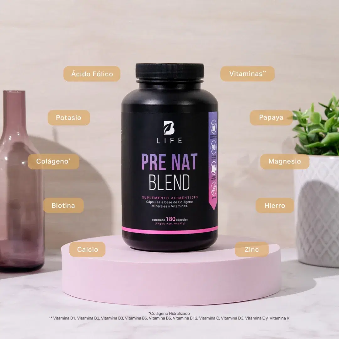 Multivitamínico con Ácido Fólico, Calcio, Vitaminas, Colágeno Hidrolizado y Magnesio | 180 Cápsulas