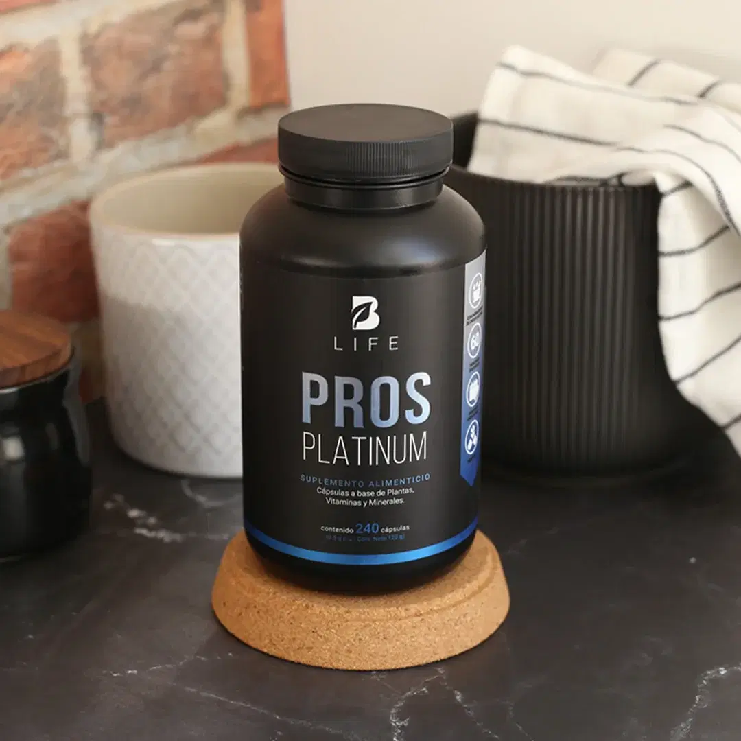 Fórmula Platinum con Ciruelo Africano, Selenio, Cúrcuma, Zinc, Semilla de Calabaza y Vitamina D3 | 2000 mg por Porción | 240 Cápsulas