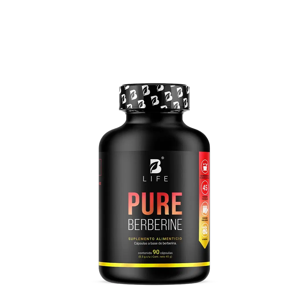 Berberina HCL Pura 500 mg por cápsula | 1000 mg por porción