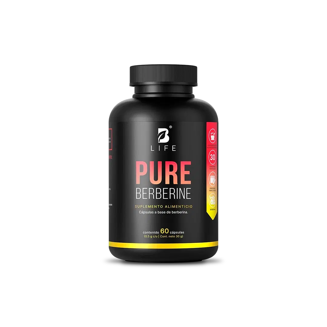 Berberina HCL Pura 500 mg por cápsula | 1000 mg por porción