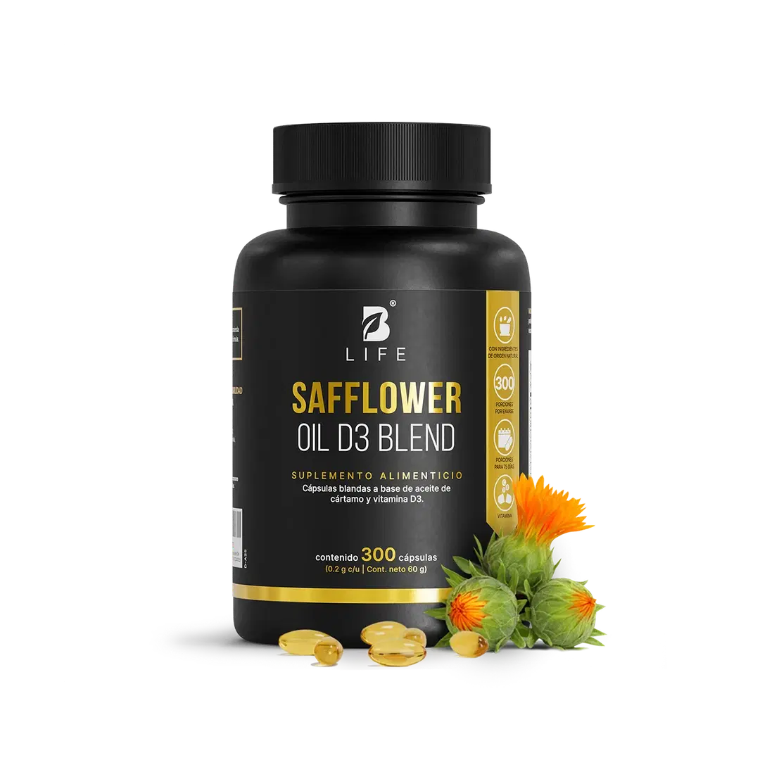 Vitamina D3 | Adicionado con Aceite de Cártamo | 300 cápsulas