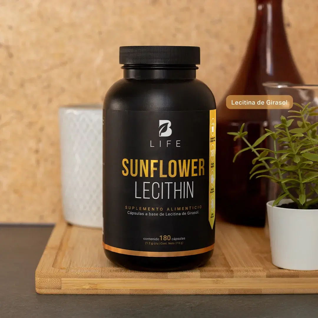 Lecitina de Girasol | 1200 mg | 180 cápsulas