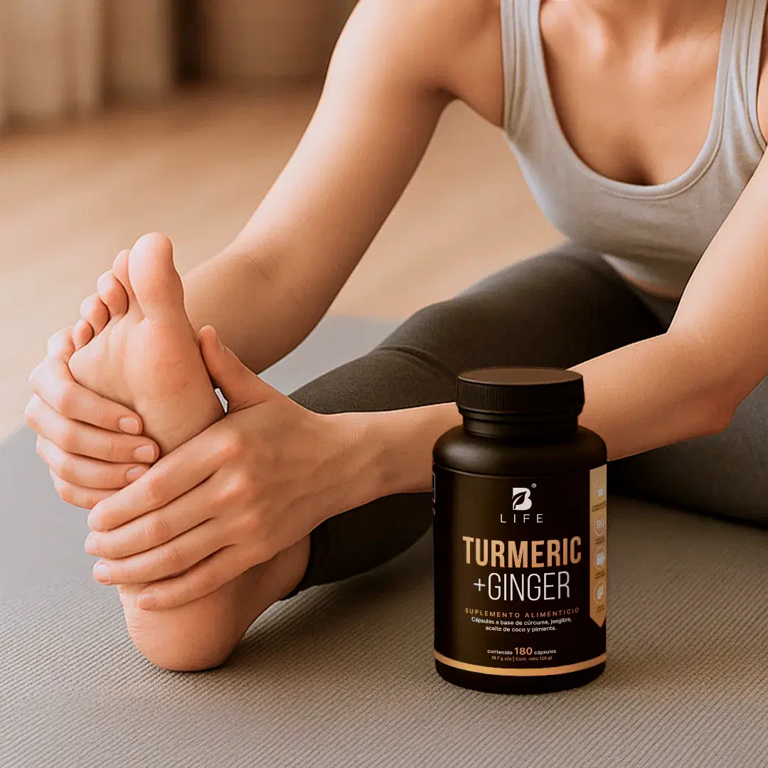 Cúrcuma con Jengibre | adicionado con Aceite de Coco y Pimienta Negra | 1400 mg por Porción