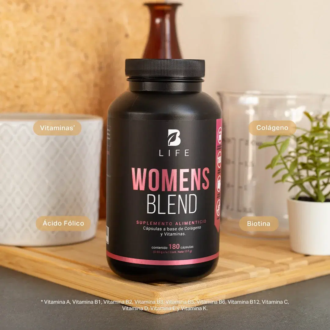 Multivitamínico para Mujer | Con Colágeno Hidrolizado, Biotina, Ácido Fólico y Vitaminas